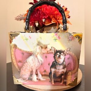 ‼️‼️ LOW START‼️‼️ Chic Dog Print Cigar Hand Bag